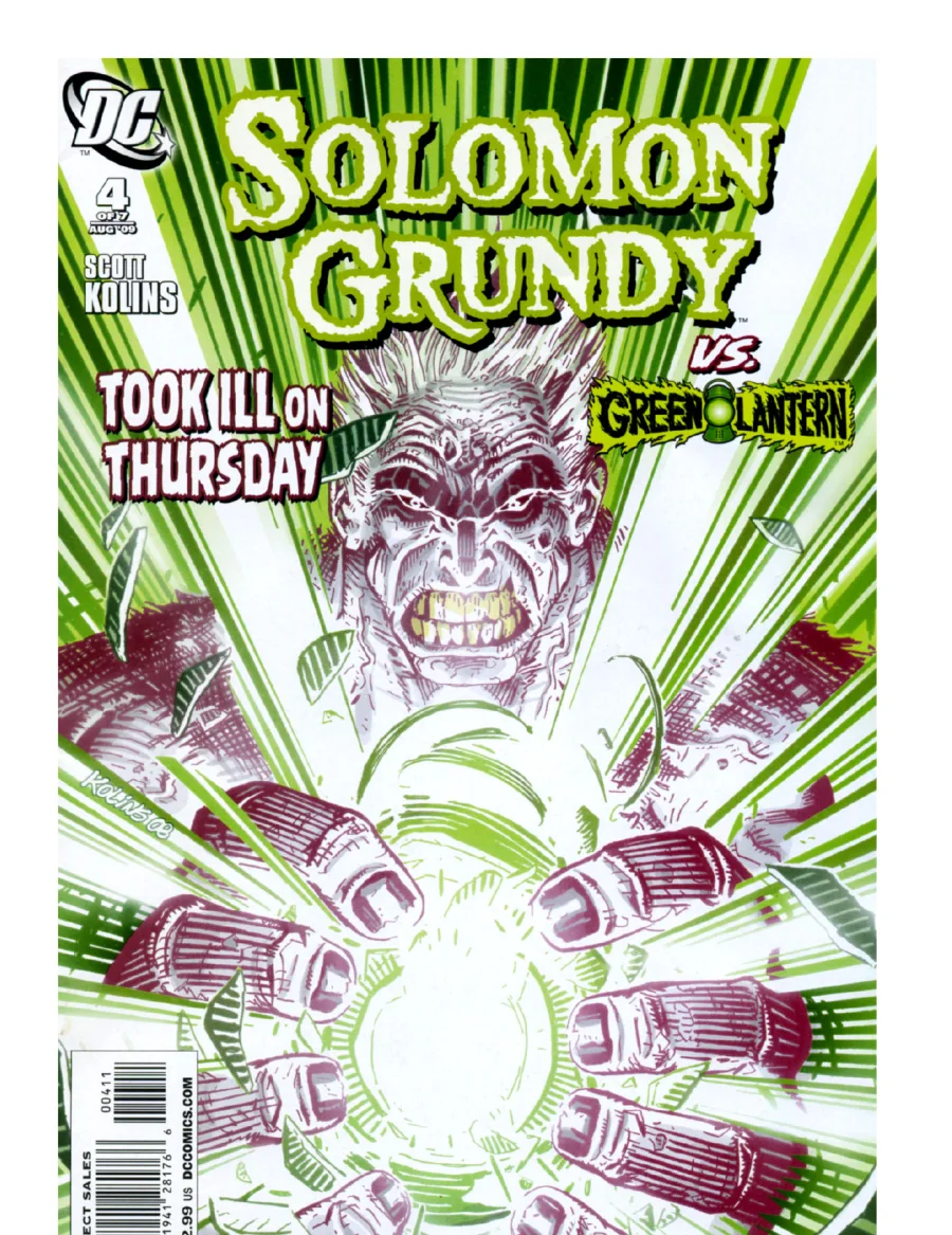 Solomon Grundy 4 kapak görseli