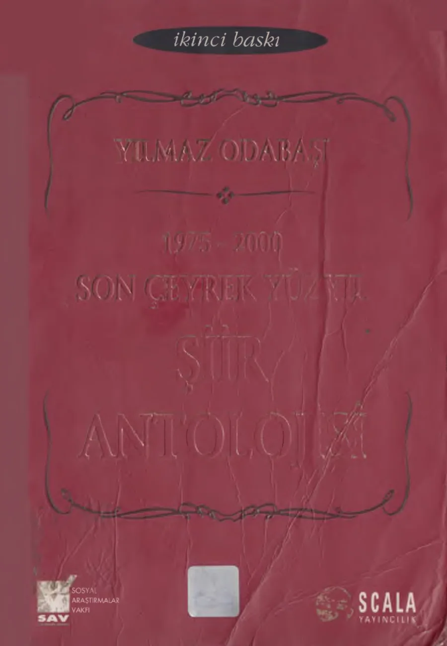 Son Çeyrek Yüzyıl Şiir Antolojisi kitap kapağı
