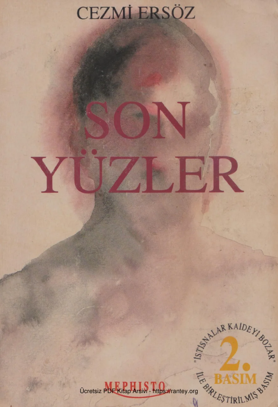 Son Yüzler Mephisto Yayınları kapak görseli