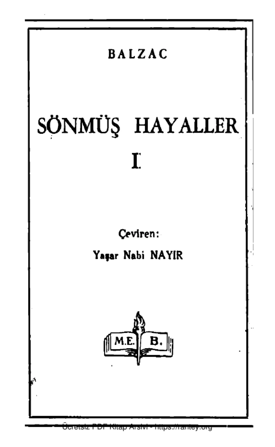 Sönmüş Hayaller kapak görseli
