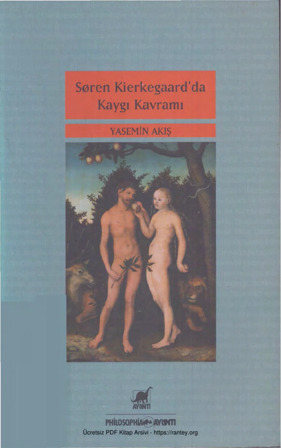 SorenKierkegaardda Kaygı Kavramı kapak görseli