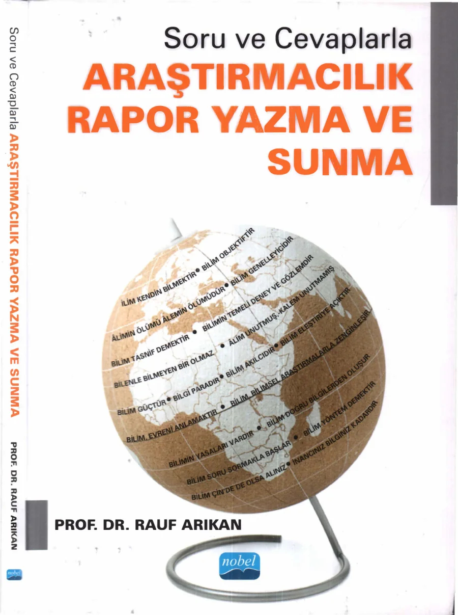 Soru ve Cevaplarla Araştırmacılık Rapor Yazma ve Sunma kapak görseli