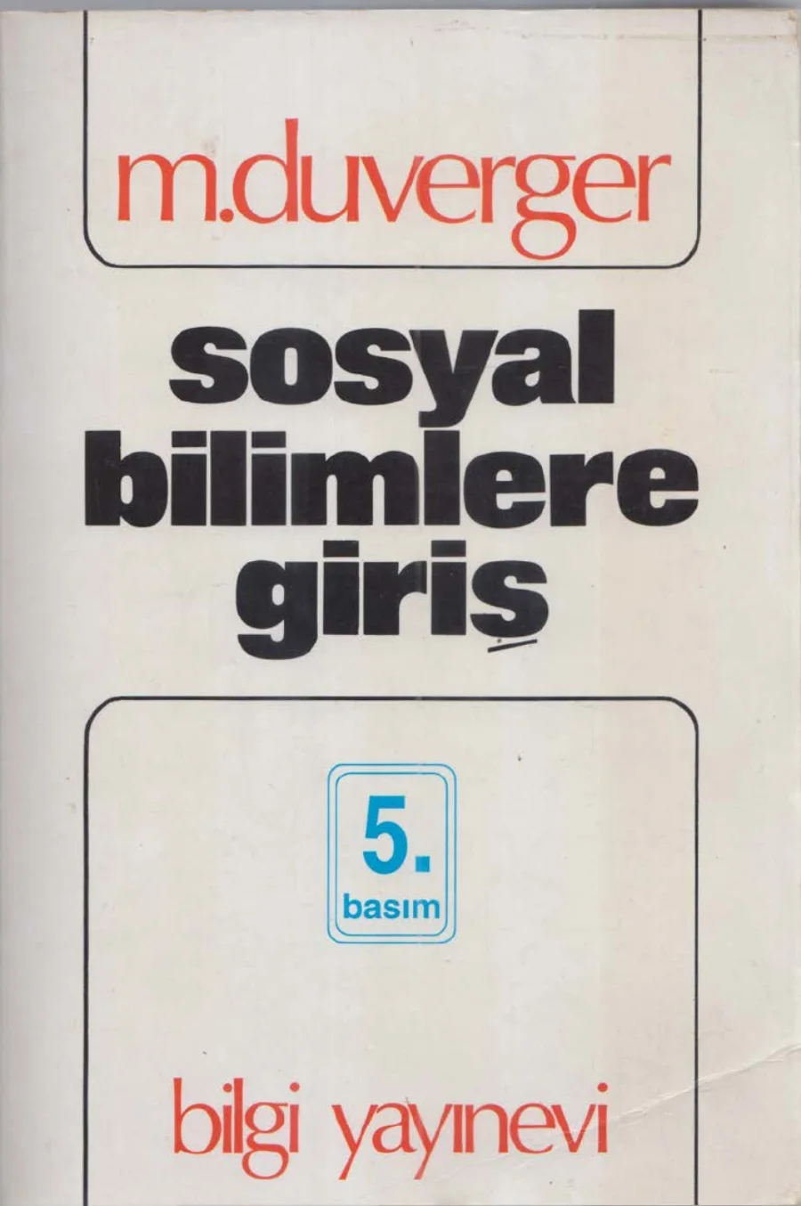 Sosyal Bilimlere Giriş kapak görseli