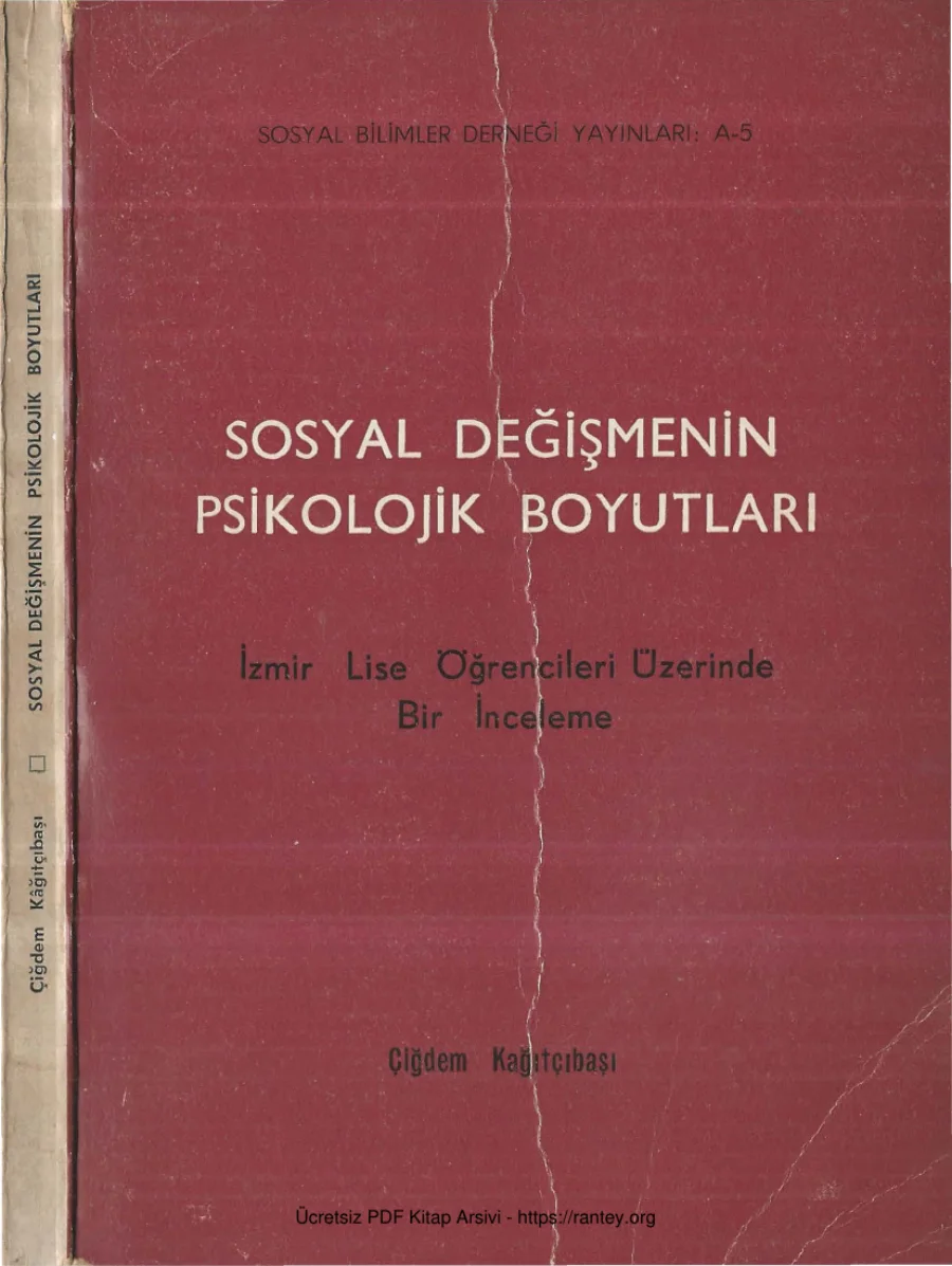 Sosyal Değişmenin Psikolojik Boyutları kapak görseli