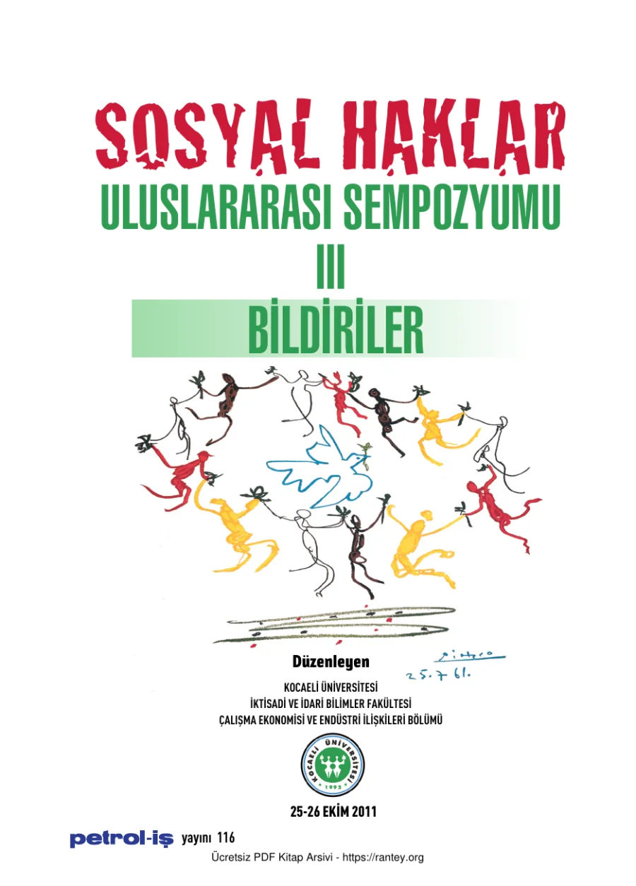 Sosyal Haklar Sempozyumu 2011 kapak görseli