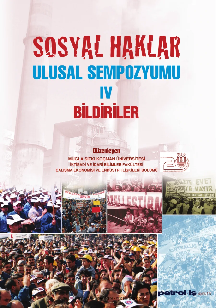 Sosyal Haklar Sempozyumu 2012 kapak görseli