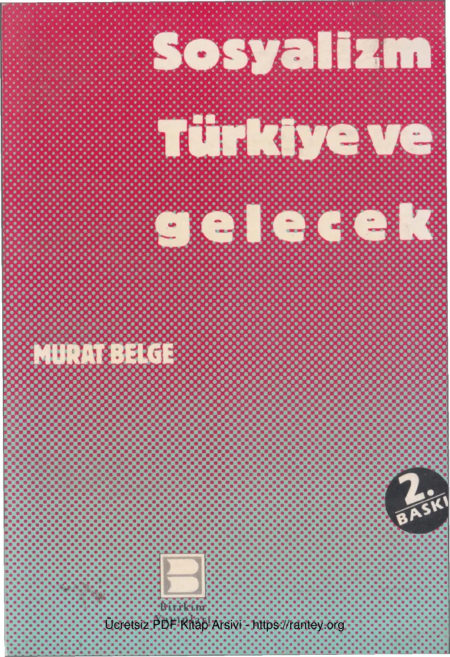 Sosyalizm Türkiye ve Gelecek kapak görseli