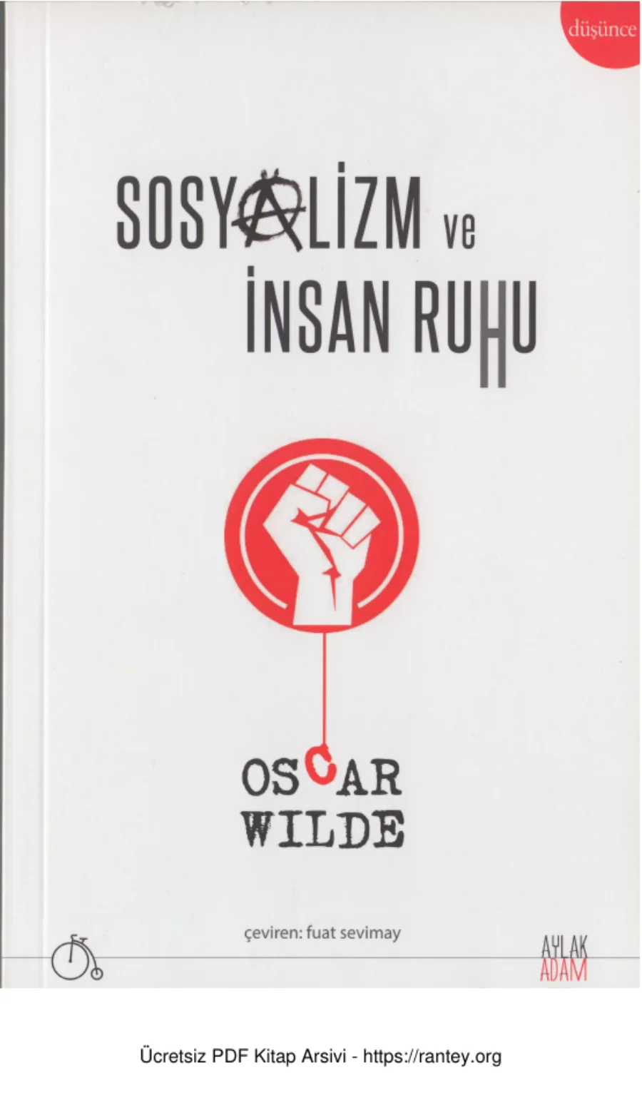 Sosyalizm ve İnsan Ruhu Aylak Adam Yayınları kapak görseli