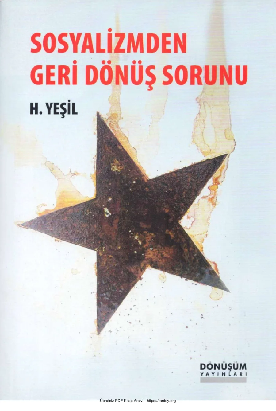Sosyalizmde Geri Dönüş Sorunu kapak görseli