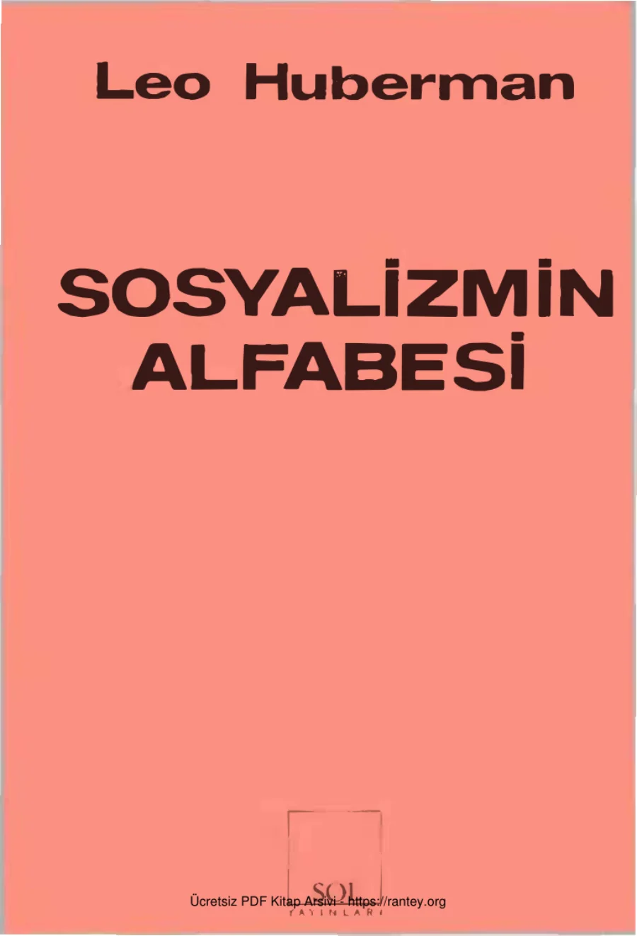 Sosyalizmin Alfabesi kapak görseli