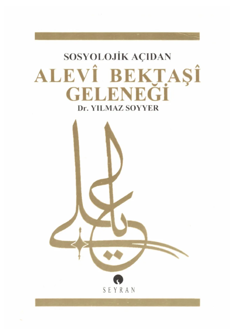 Sosyolojik Açıdan Alevi Bektaşi Geleneği kapak görseli