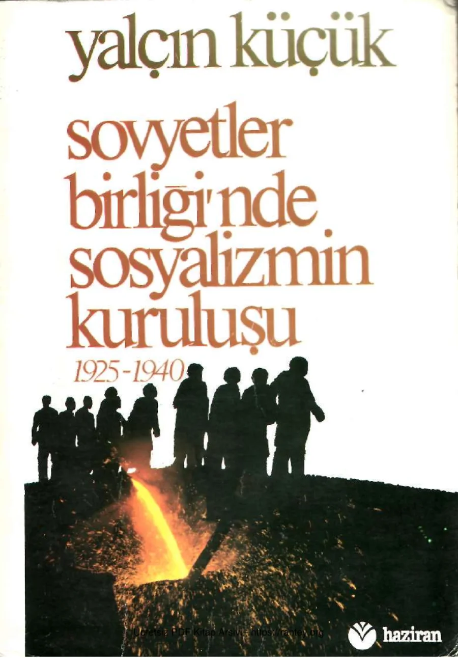Sovyetler Birliğinde Sosyalizmin Kuruluşu kapak görseli