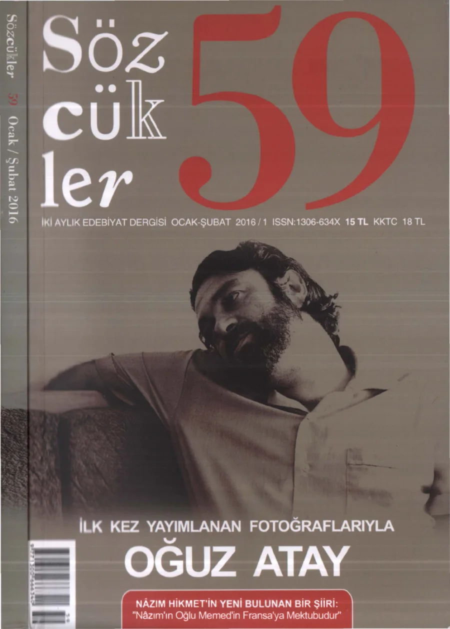 Sözcükler Sayı 059 Ocak Şubat kapak görseli