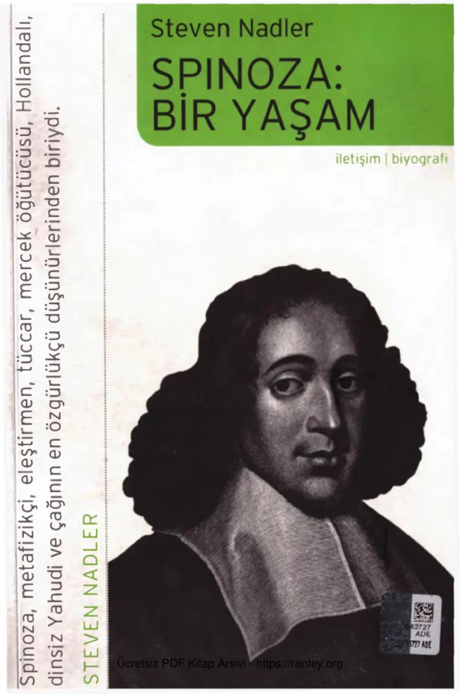 Spinoza Bir Yaşam İletişim Yayınları kapak görseli
