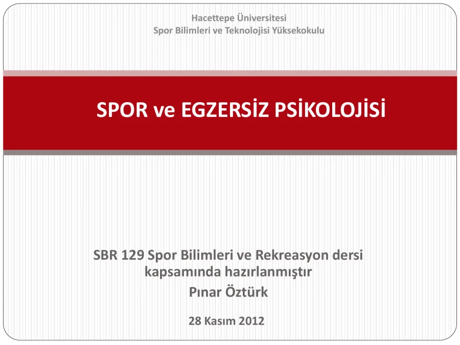 Spor ve Egzersiz Psikolojisi PDF kapak görseli