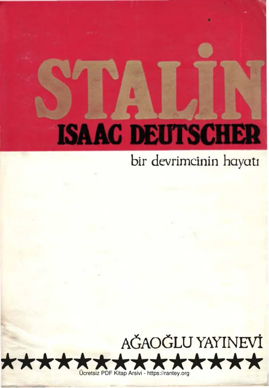 Stalin Bir Devrimcinin Hayatı 1 kapak görseli