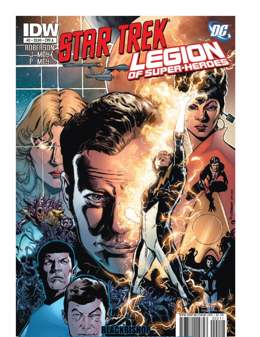 Star Trek / Legion of Super-Heroes 2 kapak görseli