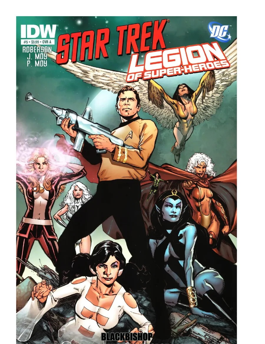 Star Trek / Legion of Super-Heroes 5 kapak görseli