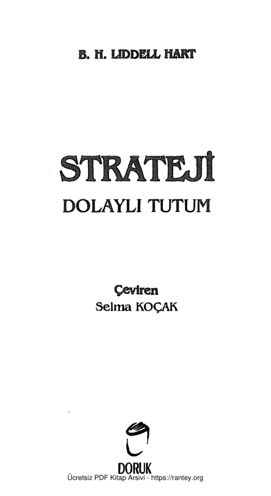 Strateji: Dolaylı Tutum kapak görseli