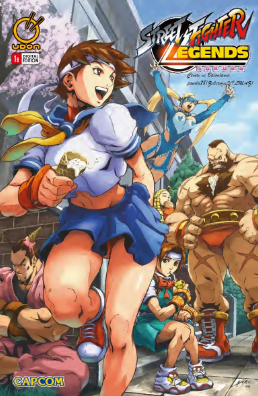 Street Fighter Legends: Sakura #1 kitap kapağı