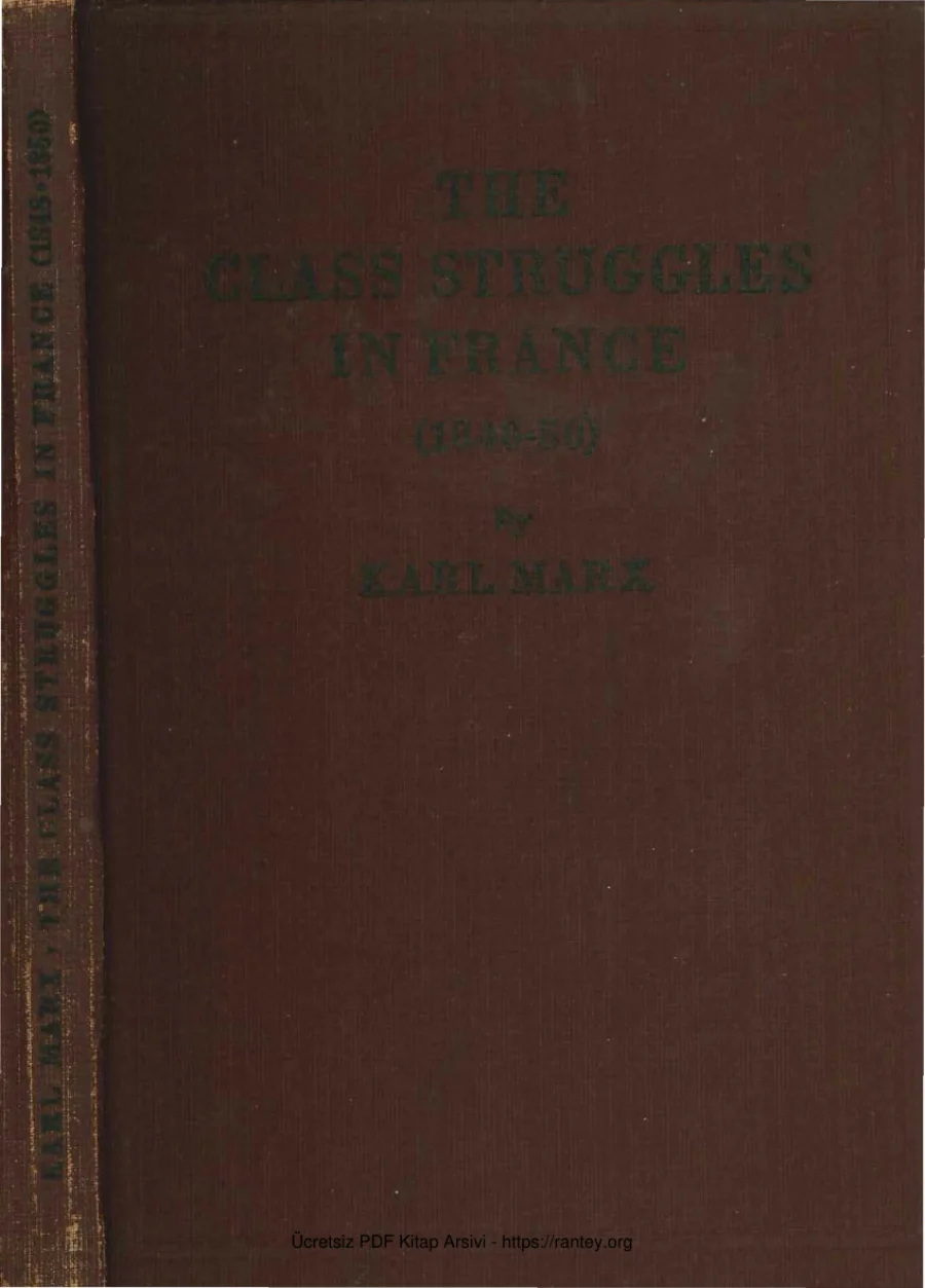 Struggles in France 1848 50 Co operative kapak görseli