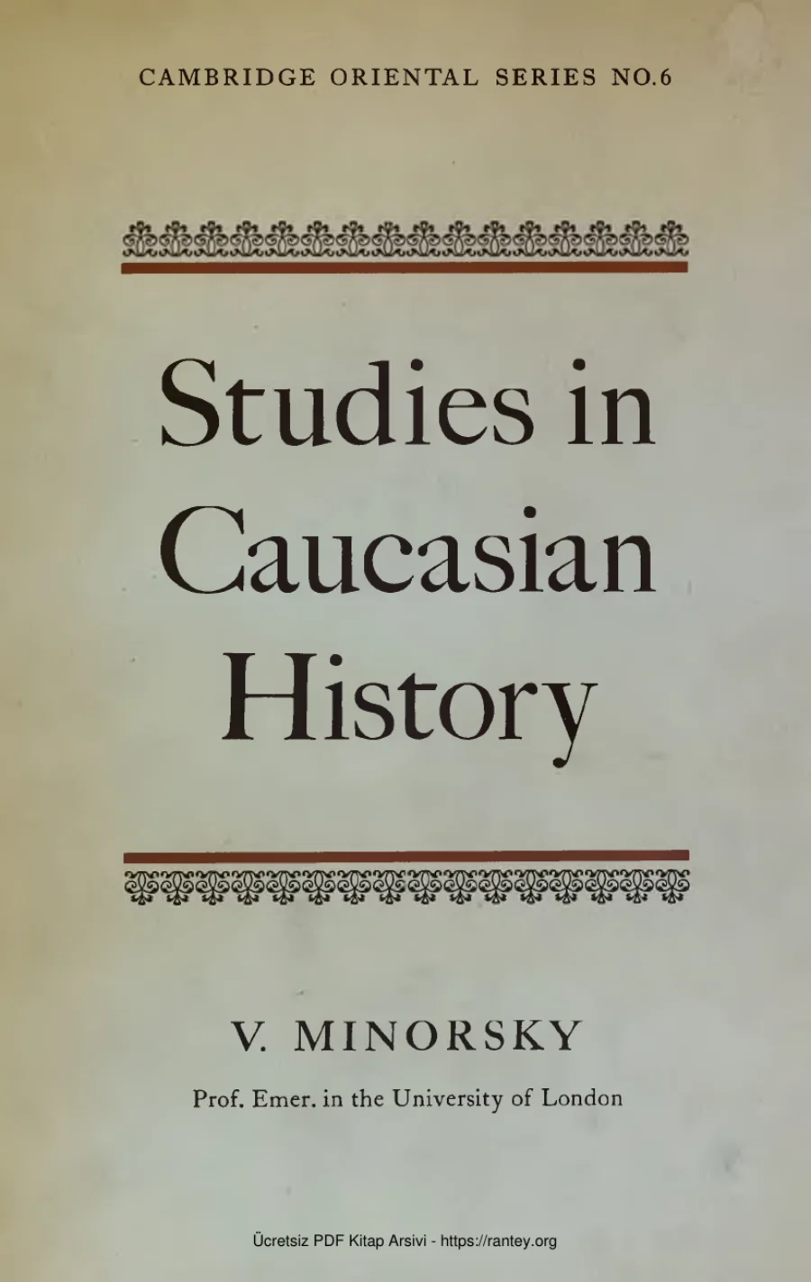 Studies in Caucasian History Taylors kapak görseli