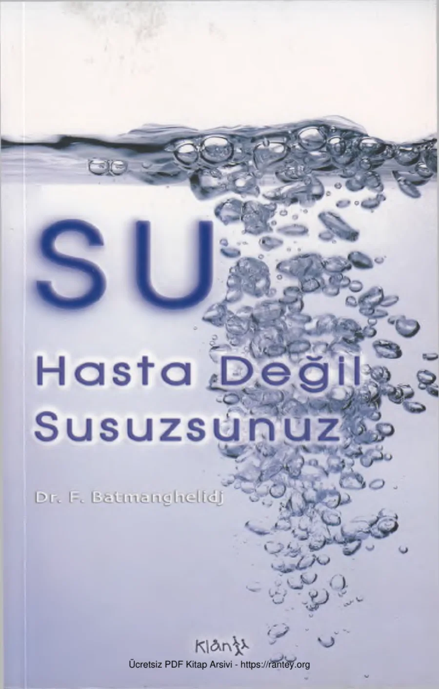 Su Hasta Değil Susuzsunuz kapak görseli
