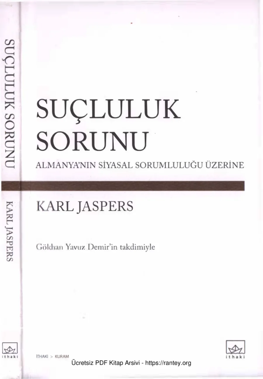Suçluluk Sorunu kapak görseli