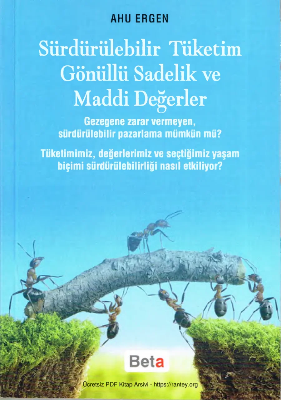 Sürdürülebilir Tüketim Gönüllü Sadelik ve Maddi Değerler kapak görseli