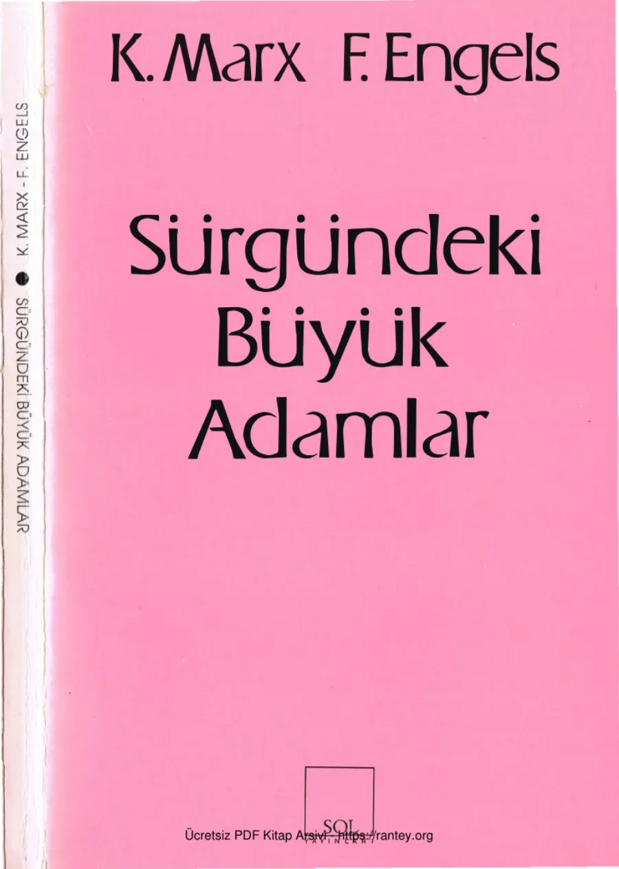 Sürgündeki Büyük Adamlar kapak görseli