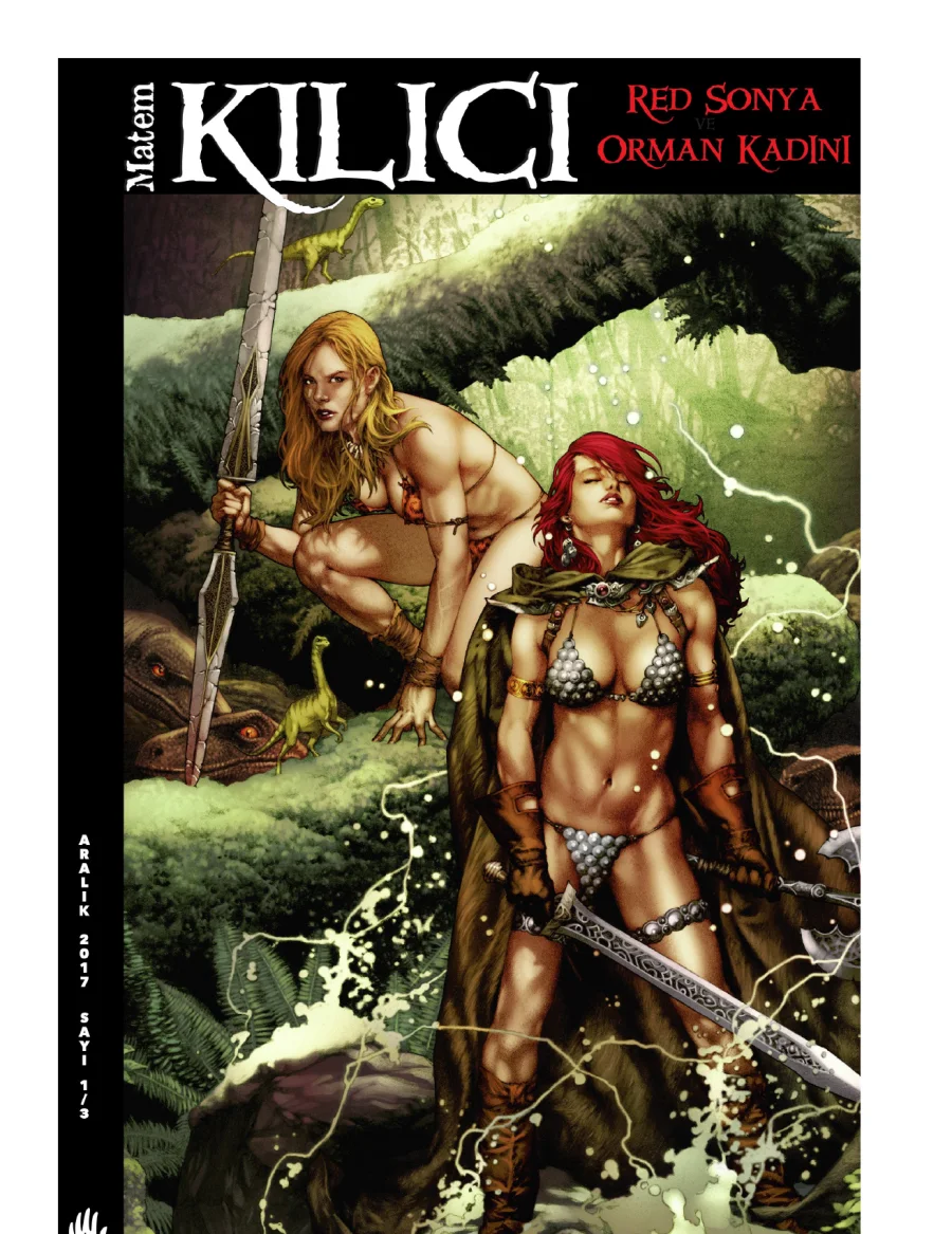 Swords of Sorrow: Red Sonja & Jungle Girl 1 kapak görseli