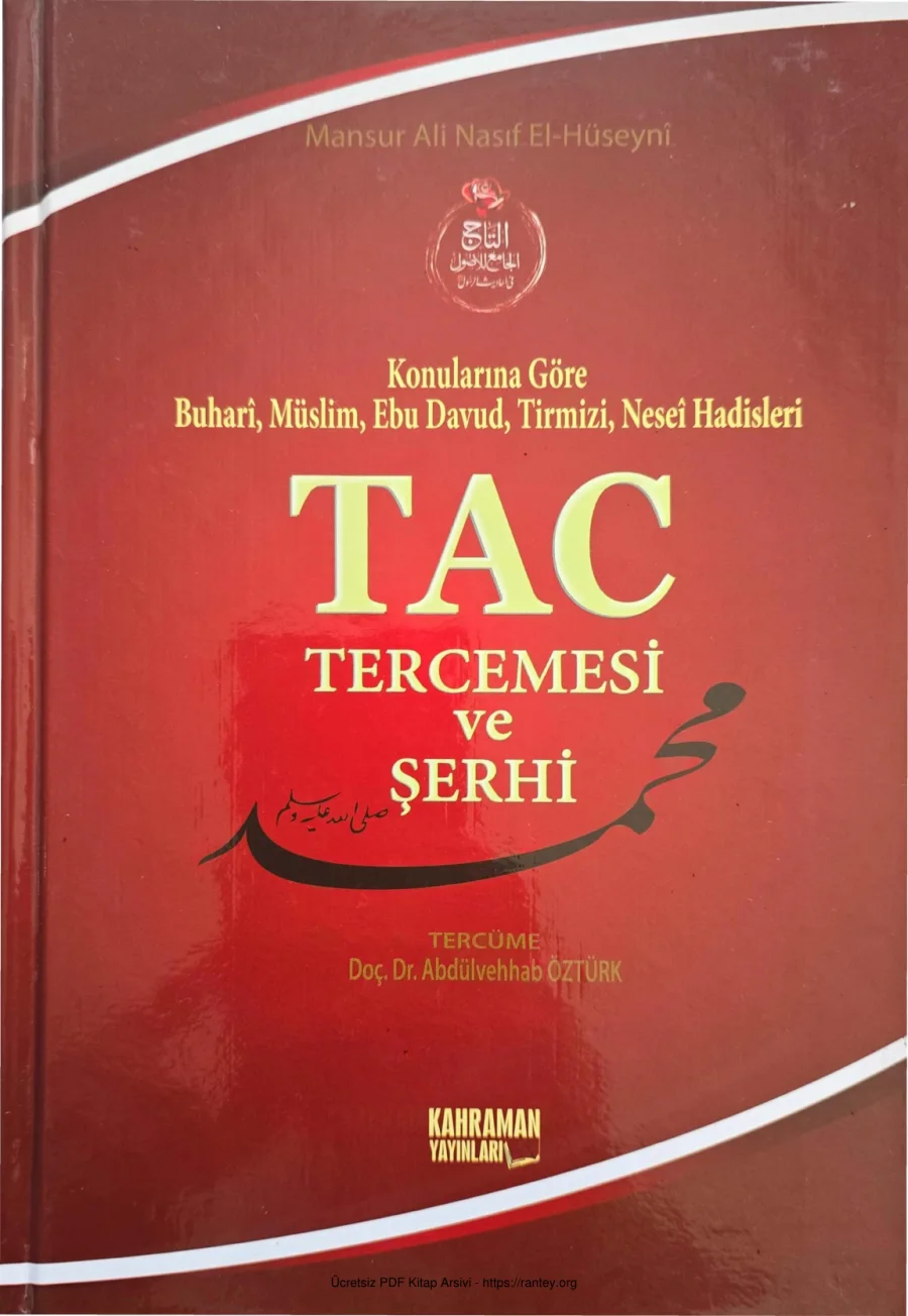 Tac Tercemesi ve Serhi 5 kapak görseli