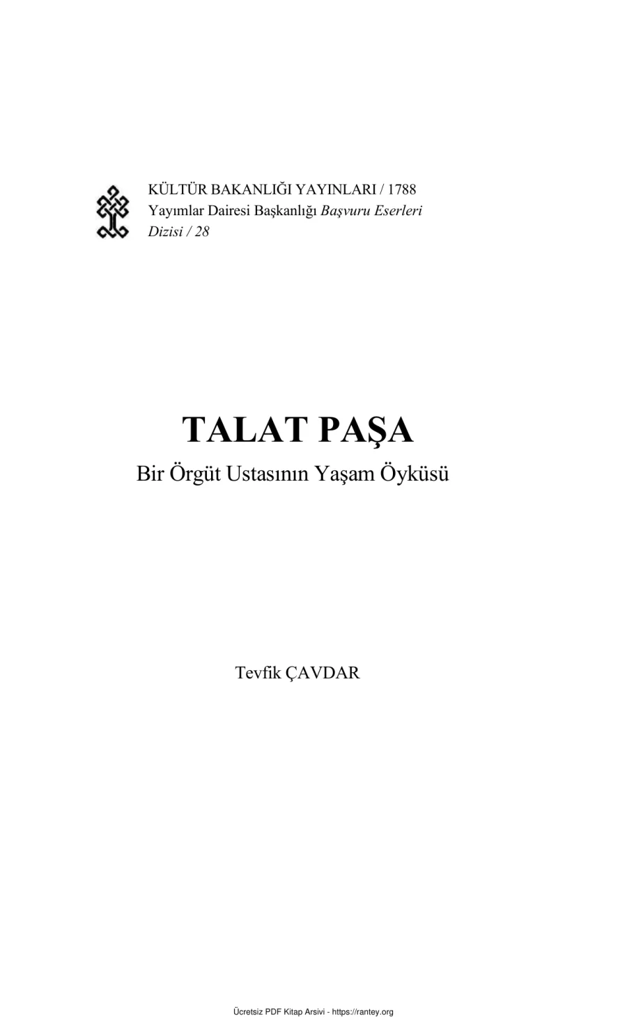 Talat Paşa kapak görseli