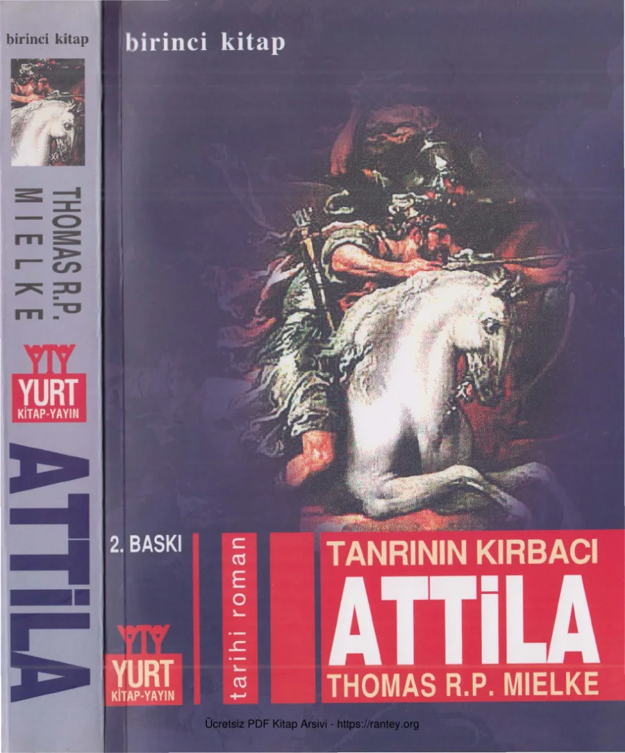 Tanrının Kırbacı Attila Birinci Kitap kapak görseli