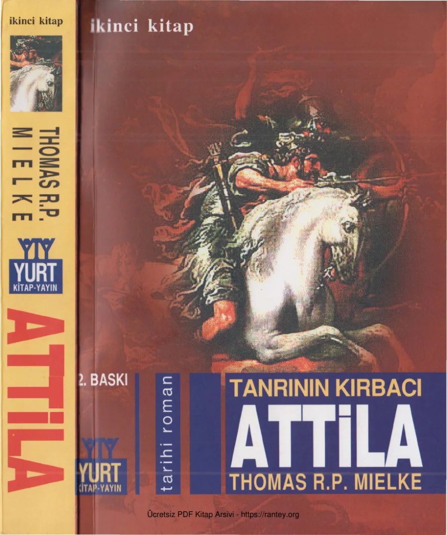 Tanrının Kırbacı Attila İkinci Kitap kapak görseli