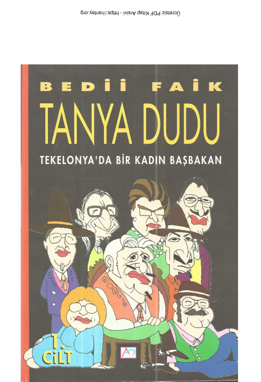 Tanya Dudu Cilt 1 kapak görseli