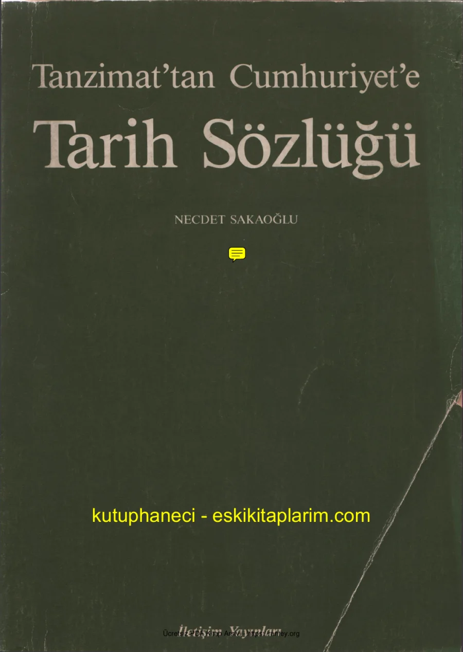 Tanzimattan Cumhuriyete Tarih Sözlüğü kapak görseli