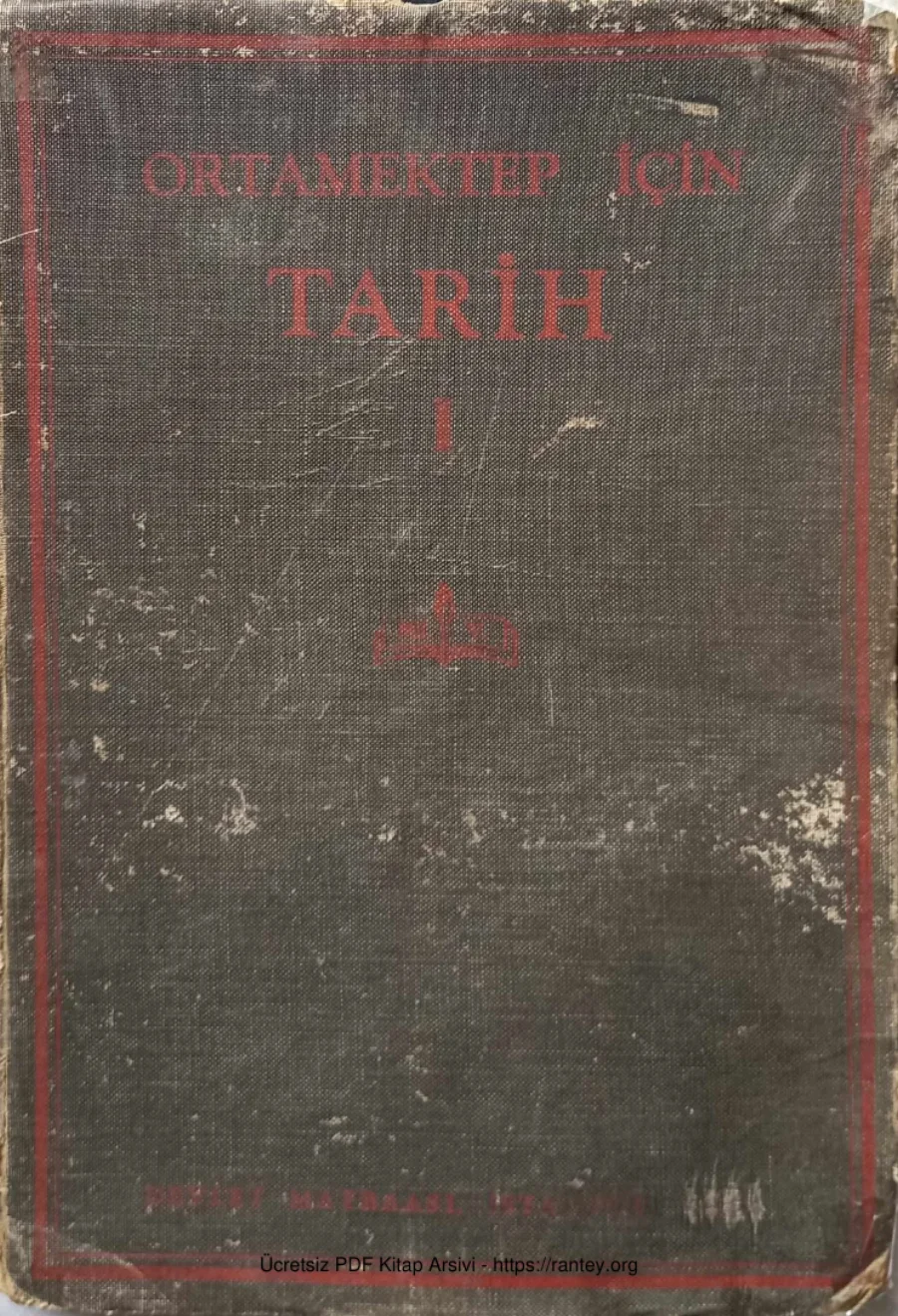 Tarih 1933 kapak görseli