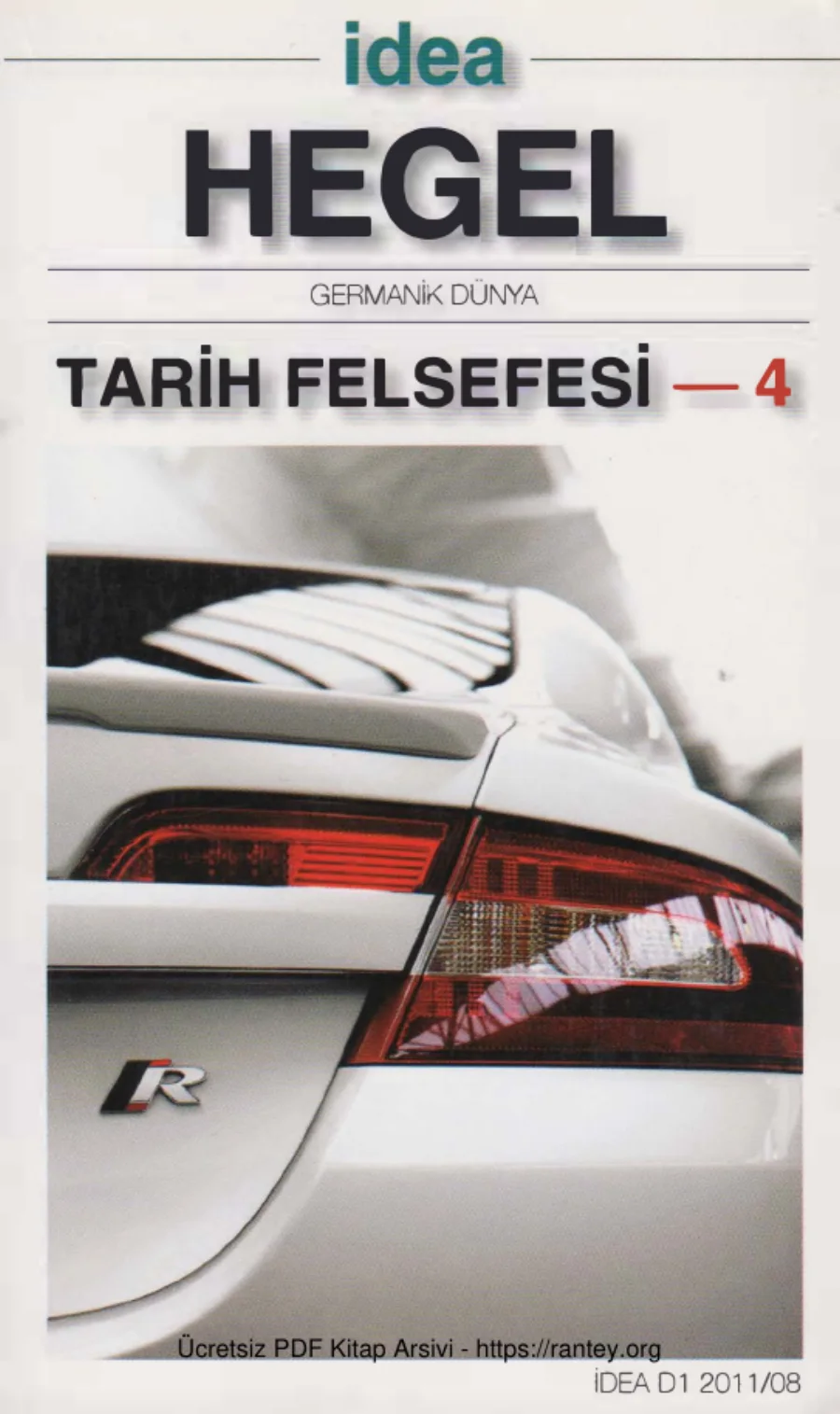 Tarih Felsefesi 4 kapak görseli