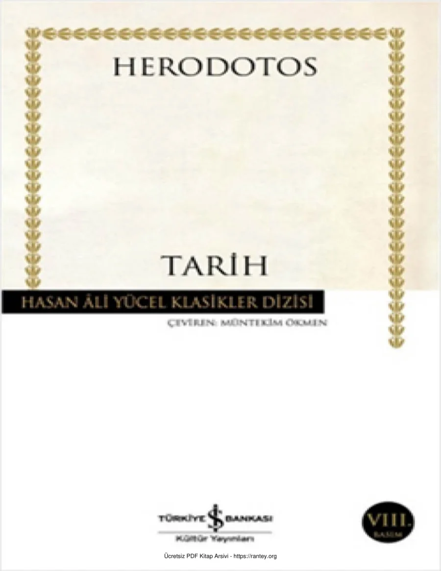 Tarih Herodotos kapak görseli