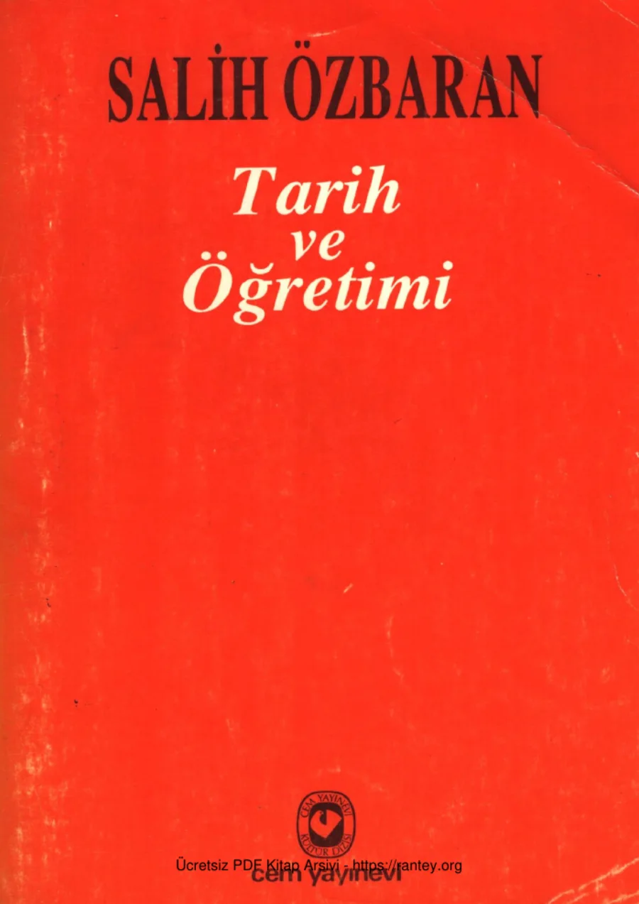 Tarih ve Öğretimi kapak görseli