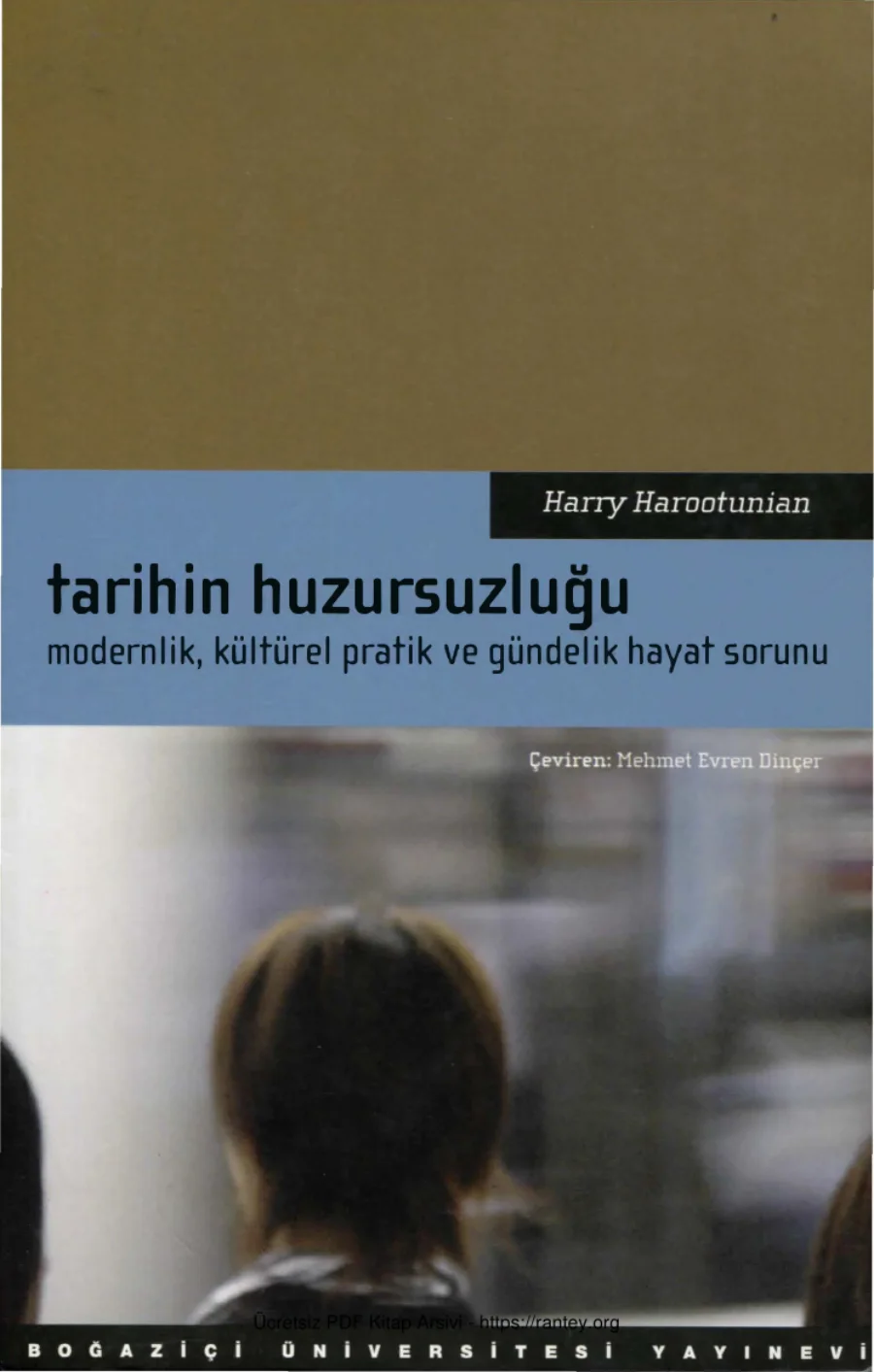 Tarihin Huzursuzluğu kapak görseli