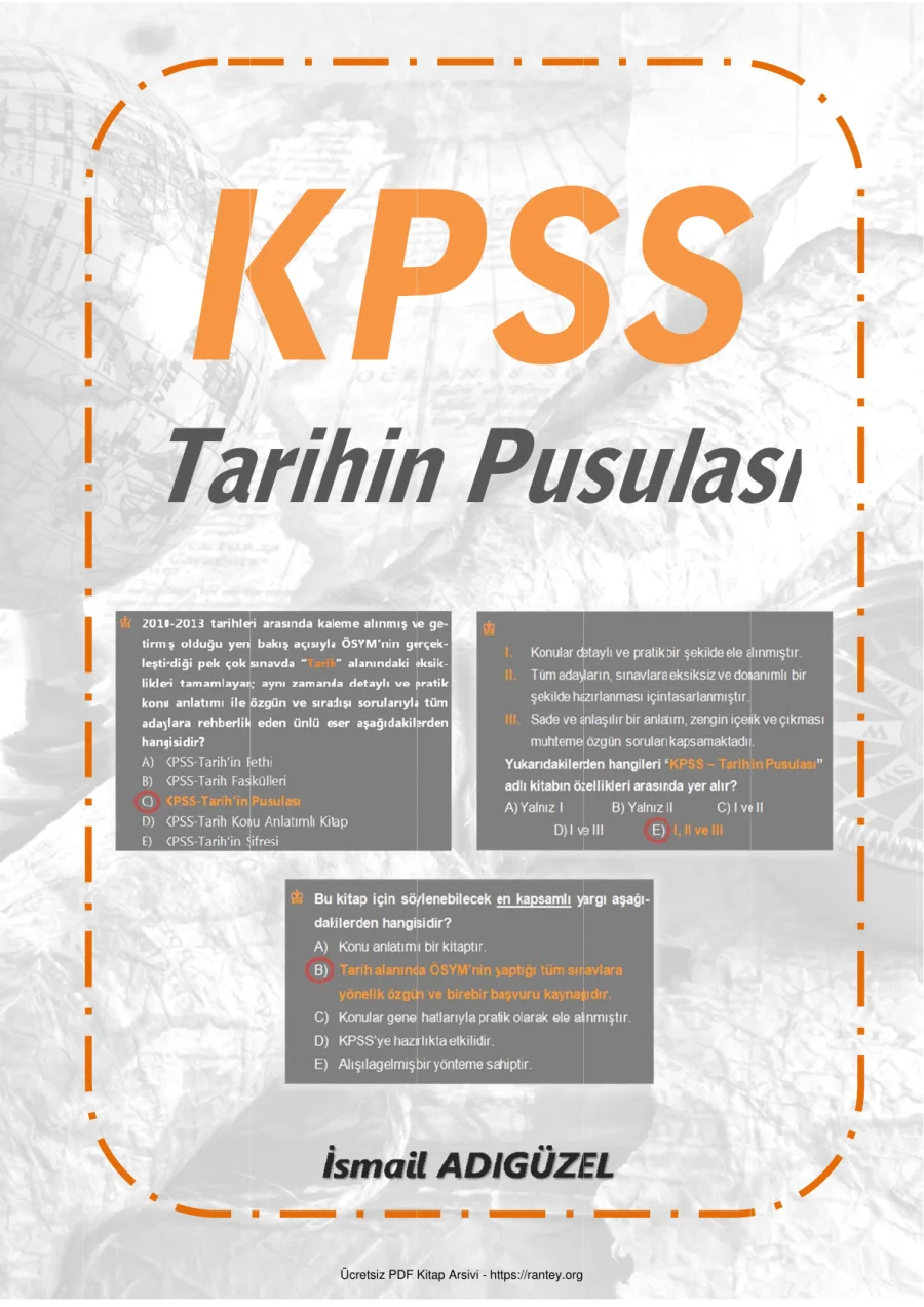 TARİHİN PUSULASI İSMAİL ADIGÜZEL kapak görseli