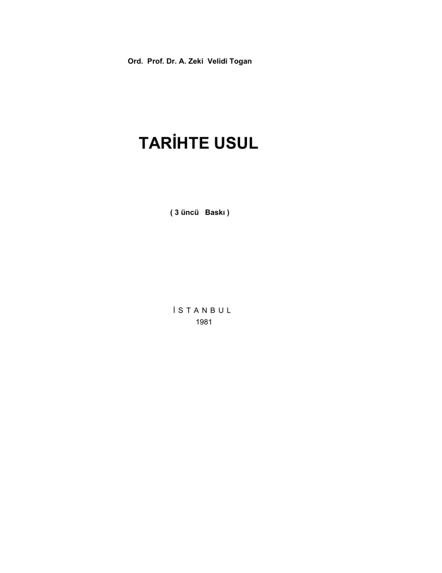 Tarihte Usul kapak görseli
