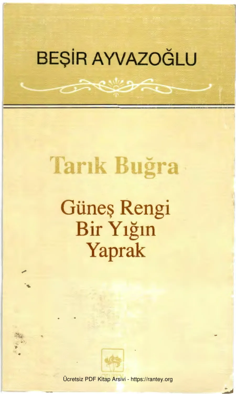 Tarık Buğra kapak görseli