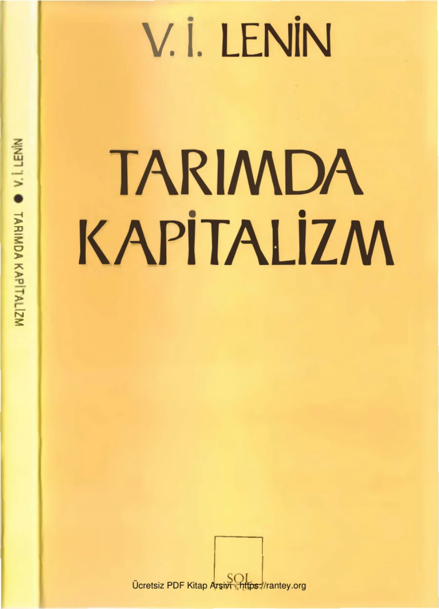 Tarımda Kapitalizm kapak görseli