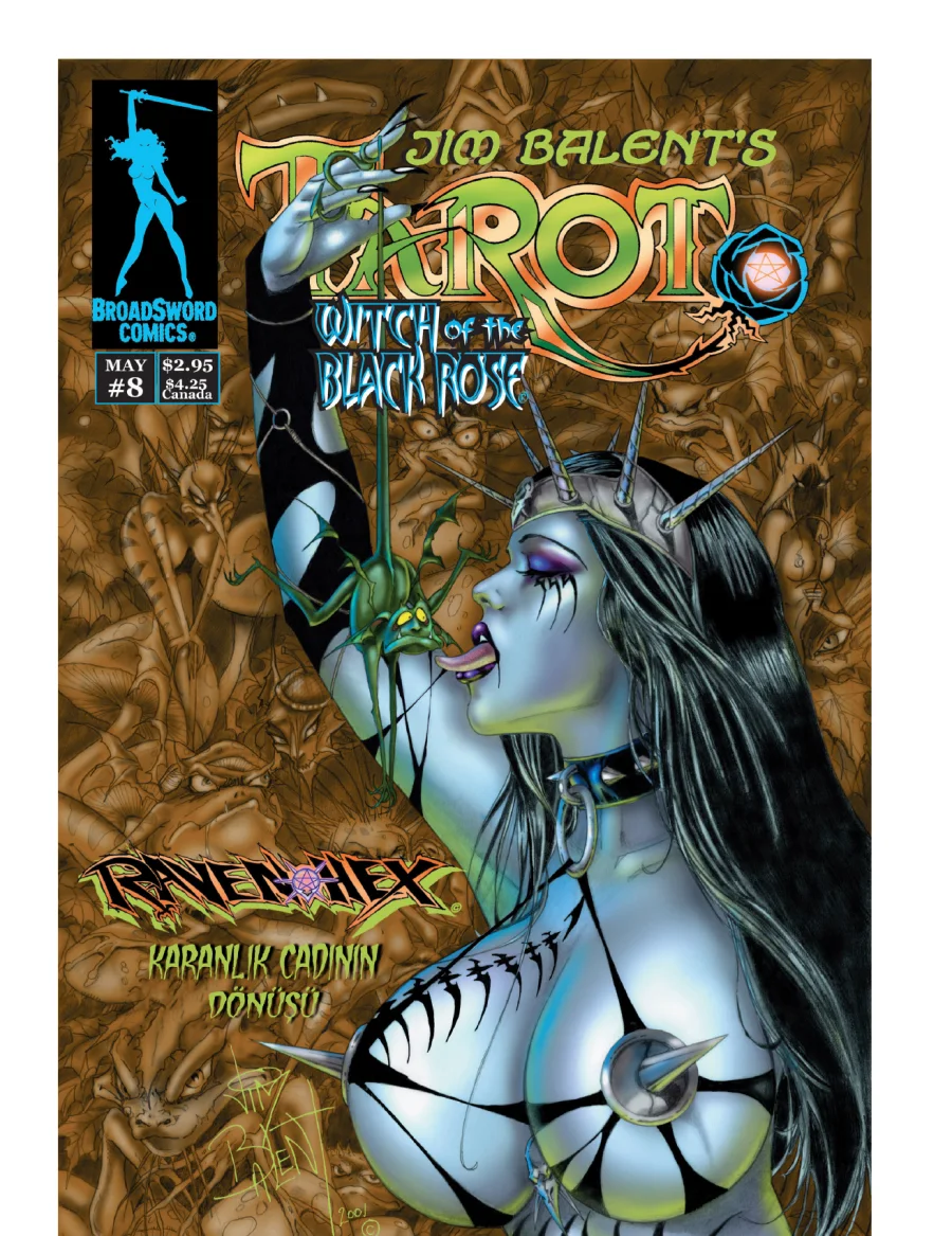 Tarot: Siyah Gül Cadısı 8 kapak görseli