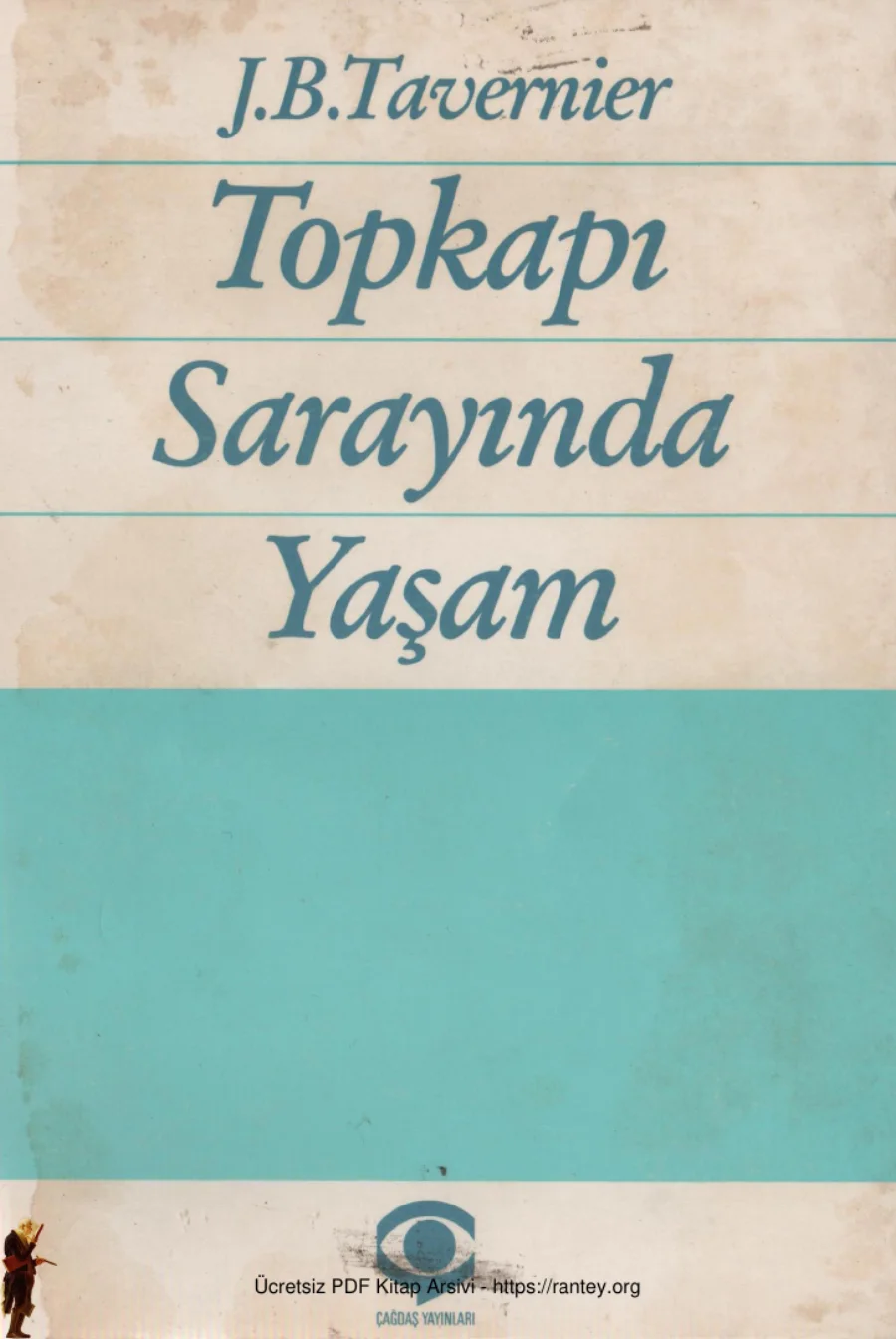 Tavernier Topkapı Sarayında Yaşam Çağdaş Yayınları kapak görseli