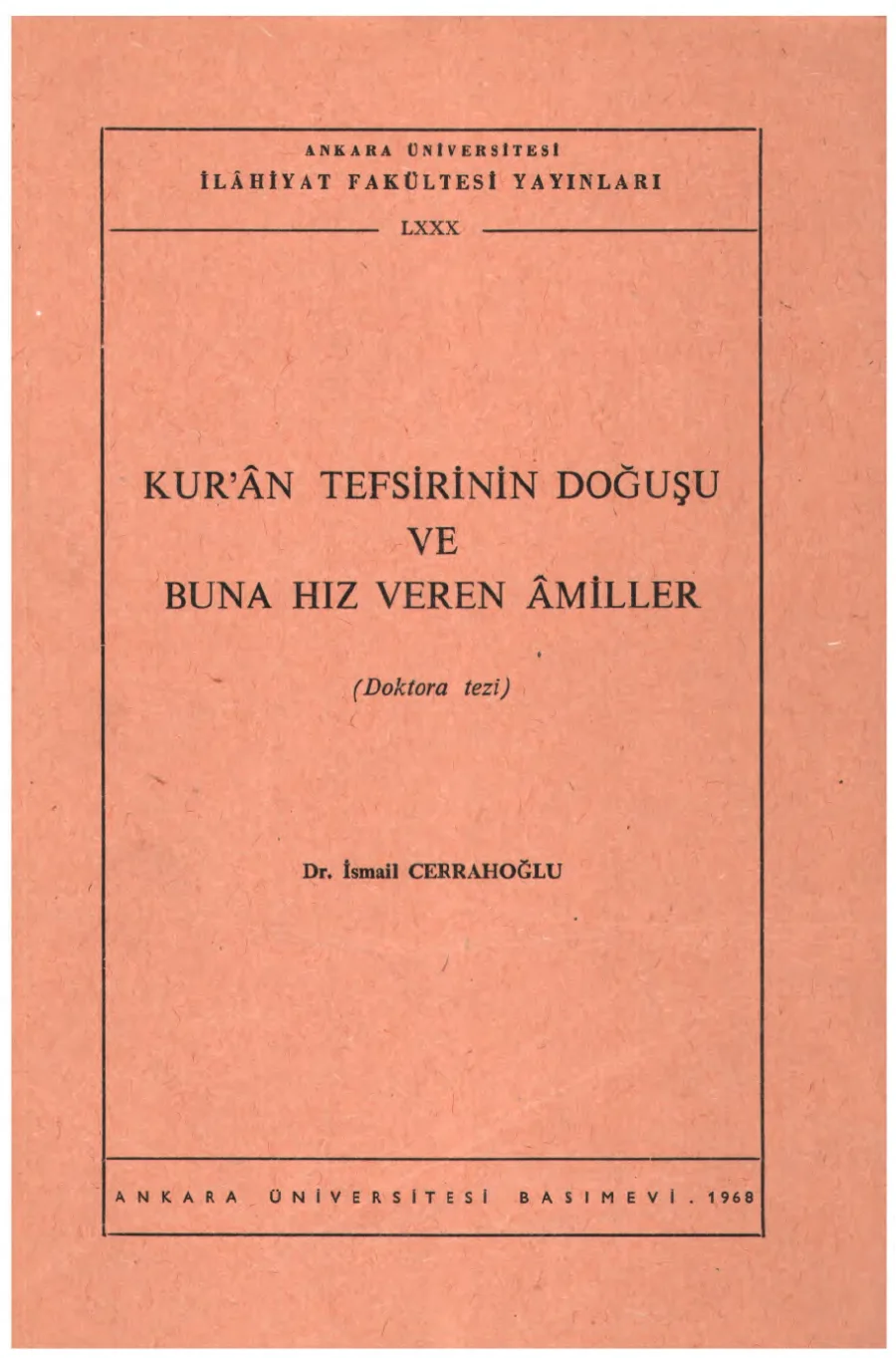Tefsirin Doğuşu kapak görseli