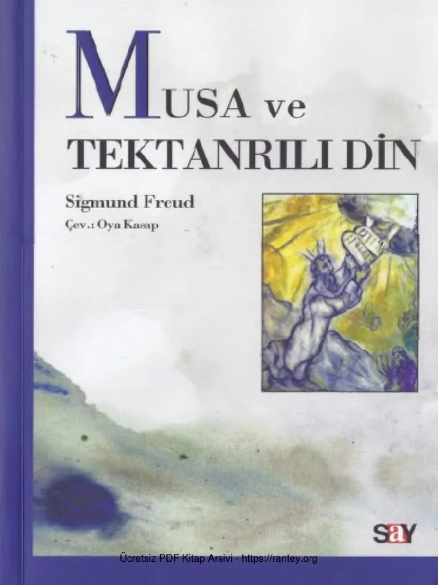 Tek Tanrılı Din Sigmund Freud PDFDrive kapak görseli